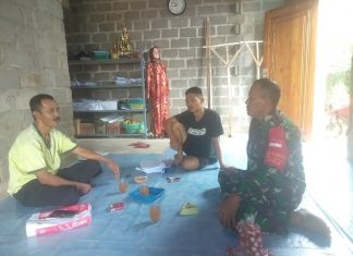 Demi Meningkatkan Keaman Kampung,Serda Widianto Ajak Masyarakat Tingkatkan Ronda Malam