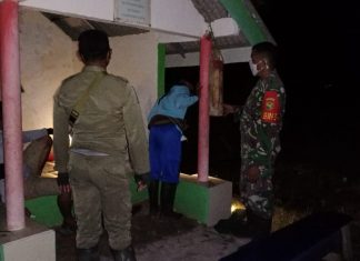 Ciptakan Situasi Yang Aman dan Kondusif Sertu Rapinel Kontrol Pelaksanaan Ronda Malam