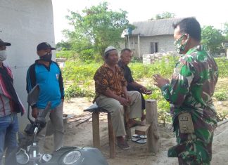 Sertu Maisi H Himbau Masyarakat Patuhi Prokes Saat Beraktivitas di Luar Rumah