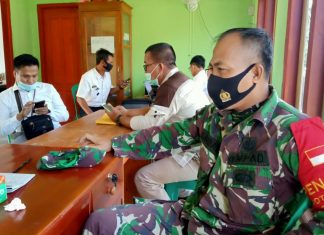 Babinsa Koramil 426-02/Menggala Selalu Ingatkan Masyarakat Untuk Patuhi Prokes