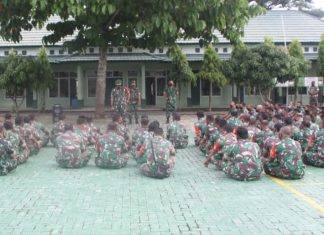 Mengerahkan 49 Personil,Kodim 0426/TB Siap Amankan Pilkakam Serentak di Kabupaten Tuba