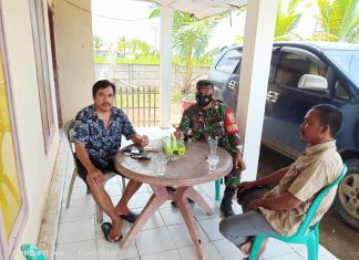 Demi Meningkatkan Keamanan Wilayah,Sertu Budiman Mengajak Kepala Sub Sektor Bersinergi