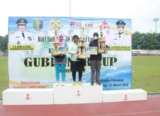 Kodim 0426/TB Sabet Juara 3 Single Fairway Putri Kejuaraan Wood Ball Provinsi Lampung