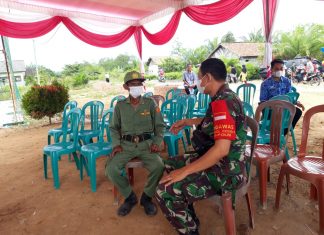 Jelang Ramadan,Babinsa Mekar Sari Mengajak Seluruh Linmas Meningkatkan Keaman Kampung