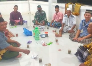 Serma Mugiyanto Menghimbau Masyarakat Tetap Patuhi Prokes Covid-19