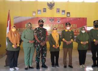 Bersama Dandim,Bupati Mesuji Tutup Karya Bakti TNI AD Kodim 0426/TB