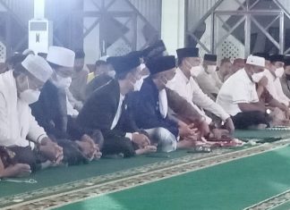 Dandim 0426/Tulang Bawang Hadiri Peringatan Nuzulul Qur’an ke 1443 H/2022 M di Islamic Center Menggala
