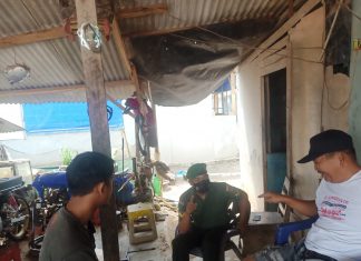 Sertu Budiman Himbau Masyarakat Mau Keamanan Rumah Saat di Tinggal Mudik
