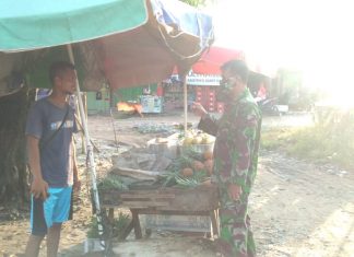 Sertu Maisi Himbau Masyarakat Untuk Mematuhi dan Menerapkan Prokes