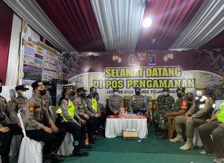 Kodim 0426/Tuba Tetap siaga dan Amankan Arus Mudik dan Arus Balik di Daerah Daerah Rawan