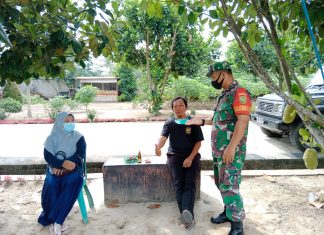 Babinsa Koramil 426-04/BA, Kembali Ingatkan Prokes di Kampung Binaan Masing-Masing