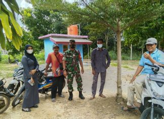 Babinsa Koramil 426-04/Ba, Terus Himbau Masyarakat Pentingnya Menjaga Prokes