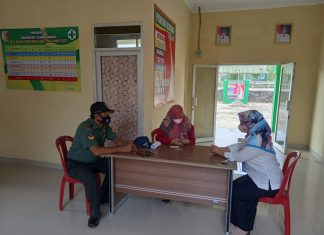 Serka Susilo dan Petugas Kesehatan Setempat, Himabu Masyarakat Untuk Jaga Kesehatan Lingkungan