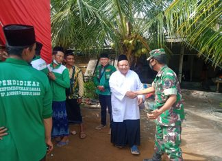Nyambangi Pengajian, Serka Heri S Himabu Masyarakat Tetap Terapkan Prokes