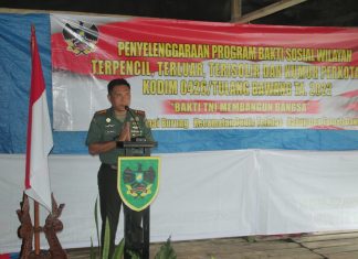 Wujud Kepedulian, Kodim 0426/ Tuba Gelar Baksos di Wilayah Terpencil,terluar dan terisolir di kec.Dente Teladas