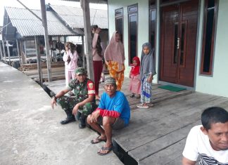 Tingkatkan Keamanan Kampung, Serda Haris Ajak Masyarakat Untuk Menggalakan Pos Kamling