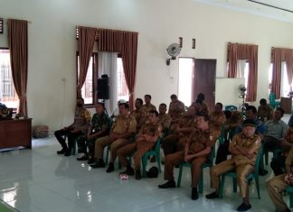 Kodim 0426/Tuba, Hadiri Sosialisasi dan Pemetaan Batas Kecamatan Banjar Baru