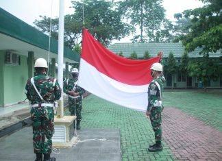 Penghormatan Simbol Negara, Kodim 0426/Tuba Gelar Upacara Bendera Merah Putih