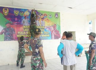 Persiapan Matang, Kodim 0426 Tuba Siap Gelar dan Sukseskan Liga Santri Piala KASAD