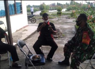 Gandeng Tokoh Masyarakat, Babinsa Berharap Bisa Bantu Ingatka Prokes Varian Baru ke Masyarakat Luas