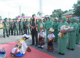 Penuh Haru, Warnai Tradisi Lepas Sambut Dandim 0426/Tulang Bawang