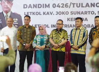 PJ Bupati Mesuji Drs Sulpakar, M.M. Adakaan Pisah Sambut Komandan Kodim 0426/Tuba