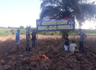 Danramil 426-02/Mgl, Ajak Jajarannya Kelola Lahan Kosong Jadi Lahan Produktif