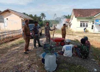 Babinsa Koramil 426-01/SP, Minta Warga Galakan Gotong Royong dan Mamfaatkan Lahan Kosong Jadi Lahan Produktif