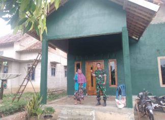 Babinsa Koramil 426-04/BA, Himbau Warga Binaan Agar Patuhi Prokes Saat Keluar Rumah
