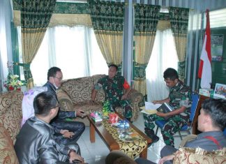 Dandim 0426/TB, Terima Audiensi Ketua Bawaslu Tulang Bawang