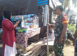 Babinsa Koramil 426-03/Rawajitu, Ajak Warga Binaan Untuk Vaksin Booster