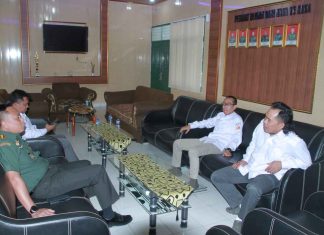 Bawaslu Kabupaten Mesuji Audiensi Dengan Kodim 0426 Tulang Bawang