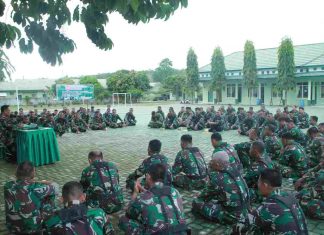 Bangun Mental Prajurit, Dandim 0426/Tuba Berikan Penyuluhan Bintal Komando