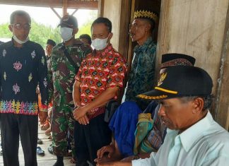 Intensitas Hujan Tinggi, Serda Eeng Himbau Masyarakat Yang Bermukim di Deket Aliran Sungai Harus Waspada