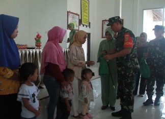Cegah Stunting, Dandim 0426/TB jadi Orang Tua Asuh