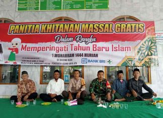 Wakili Danramil, Sertu Widarsono Hadiri Kegiatan Khitanan Massal