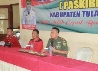 Komandan Kodim 0426 Tuba, Berikan Arahan dan Motivasi Kepada Anggota Paskibra