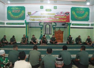 Peringati HUT RI Ke 77, Kodim 0426 Tuba Gelar Do’a Bersama