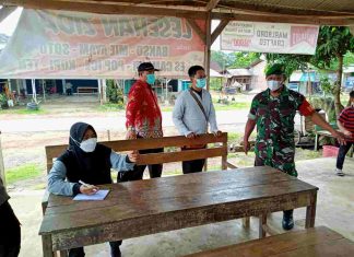 Waspada DBD, Babinsa Koramil 426-05/PA Ajak Warga Jaga Fisik dan Jaga Kebersihan Lingkungan