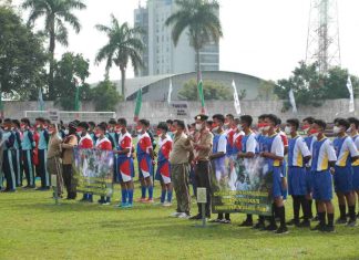 Dandim 0426 Tuba, Hadiri Pembukaan Liga Santri Piala KASAD Tahun 2022 Tingkat Korem