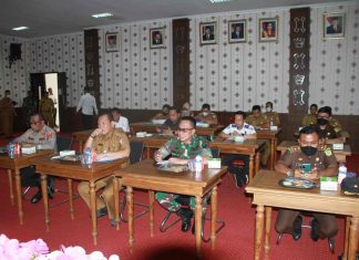 Dandim Ikuti Vicon Bersama Mendagri