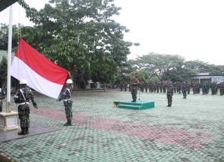 Kodim 0426 Tuba, Gelar Upacara Bulanan