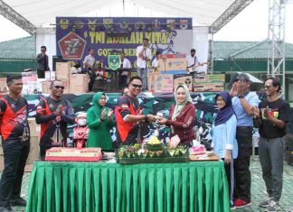 Sambut HUT TNI Ke-77, Kodim 0426 Tuba Gelar Gowes Bersama Forkopimda dan Element Masyarakat