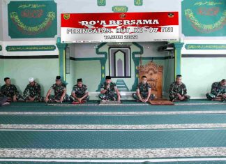 Kodim 0426 Tulang Bawang Gelar Do’a Bersama
