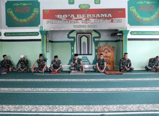 Kodim 0426 Tulang Bawang Gelar Do’a Bersama