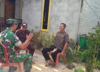 Melalui Komsos, Serka Heri Supriyanto Mengajak Masyarakat Menjaga Keamanan dan Kebersihan Kampung