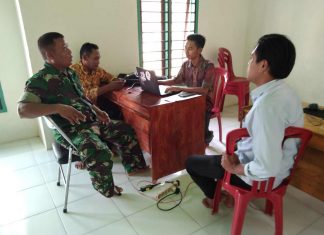 Ciptakan Keakraban, Serka Rediyanto Komsos Dengan Warga Binaan