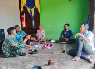 Terus Jaga Hubungan Baik, Sertu Rafinel Gelar Komsos Dengan Warga Binaan