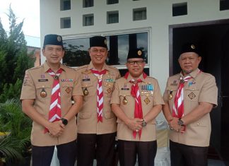 Hari Pramuka, Dandim 0426 Dampingi Gubernur Di Mesuji