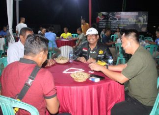 Mempererat tali Silaturahmi, Kodim 0426 Tuba, gelar perlombaan Gaple dan panggung hiburan